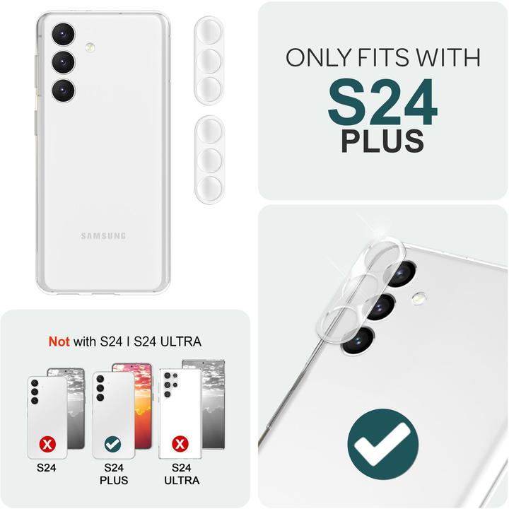 Produktbild Nalia 2x Kamera Schutzglas (2 Stk., Samsung Galaxy S24+)