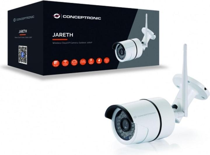 Actual product image Conceptronic JARETH03W Wireless Cloud IPCam,Indoor,FHD (1920 x 1080 Pixels)