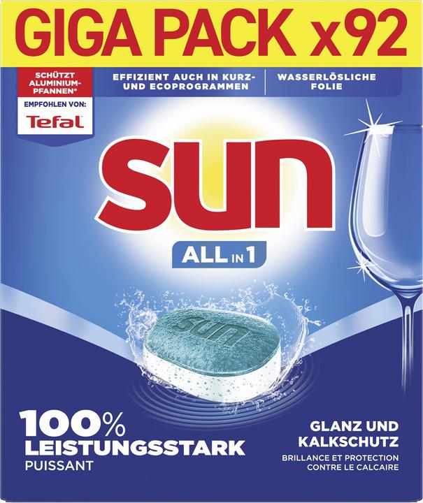 Produktbild Sun All-in-1 Tabs Regular 92x