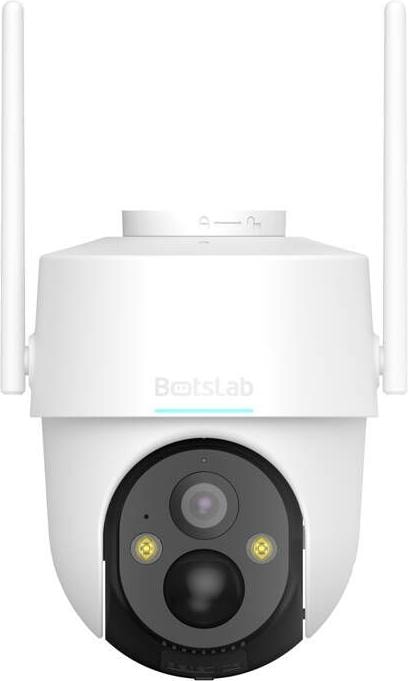 Botslab PT Battery Wi-Fi Camera, 5200mAh Rechargeable Battery, AI Human Detection, IP65 Weatherproof
