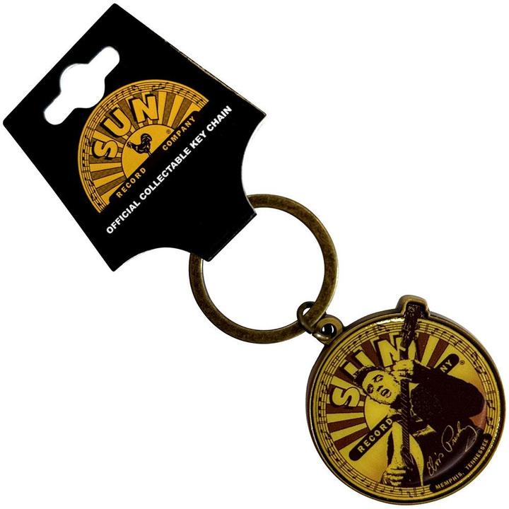Actual product image Sun Records Elvis Label Keyring
