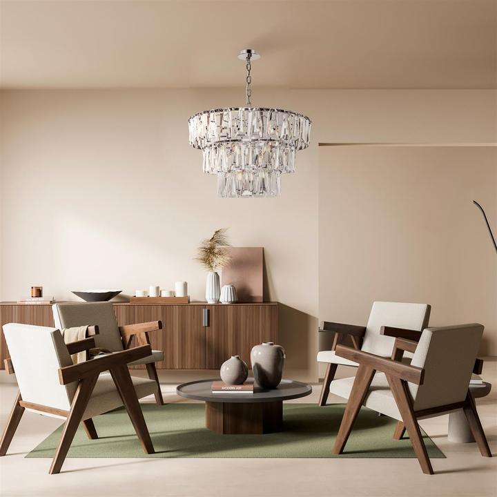 Produktbild Maytoni Puntes Pendelleuchte, Hängeleuchte 18x E14 Chrom (E14)