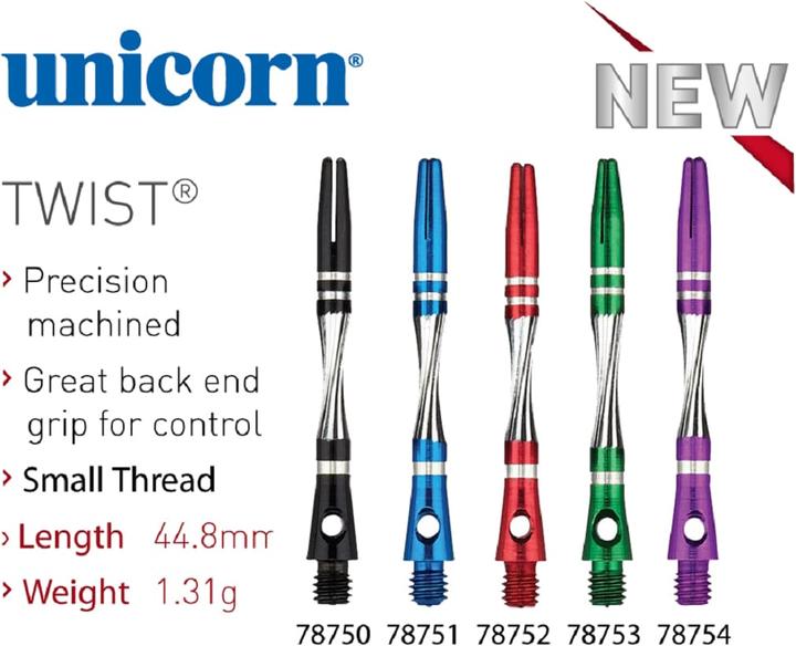 Unicorn Twist Aluminiumshaft (M (45 mm))