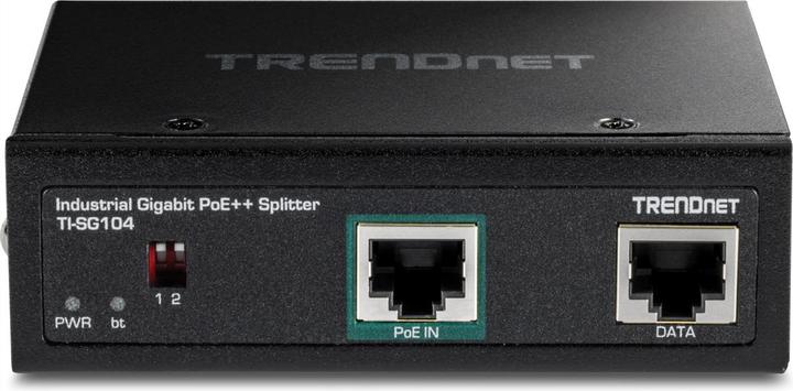 Produktbild Trendnet TI-SG104 PoE-Splitter (DIN-Schienenmontage möglich) (PoE Splitter)