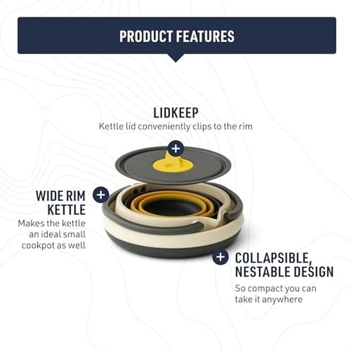 Actual product image Sea To Summit Frontier Ultralight Collapsible Kettle Cook Set