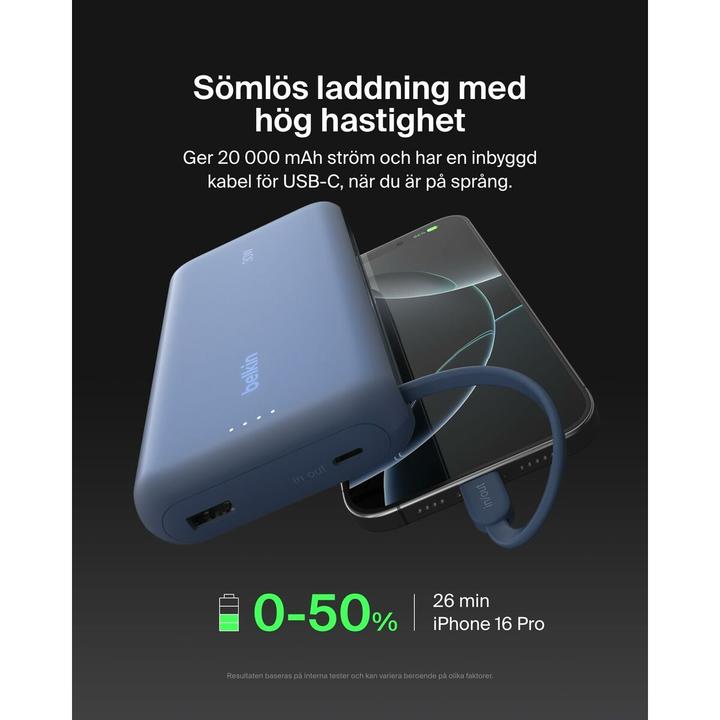 Produktbild Belkin BoostCharge (20000 mAh, 30 W, 30 Wh)