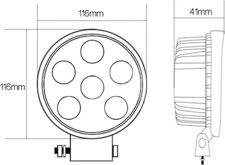 Produktbild SecoRüt LED Arbeitsscheinwerfer 18