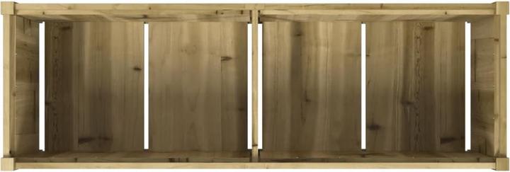 Image du produit vidaXL Pflanzkübel 150x50x50 cm Massivholz Kiefer,Material