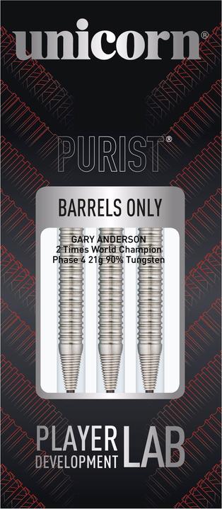 Actual product image Unicorn Phase 4 Gary Anderson Purist Steel Barrel