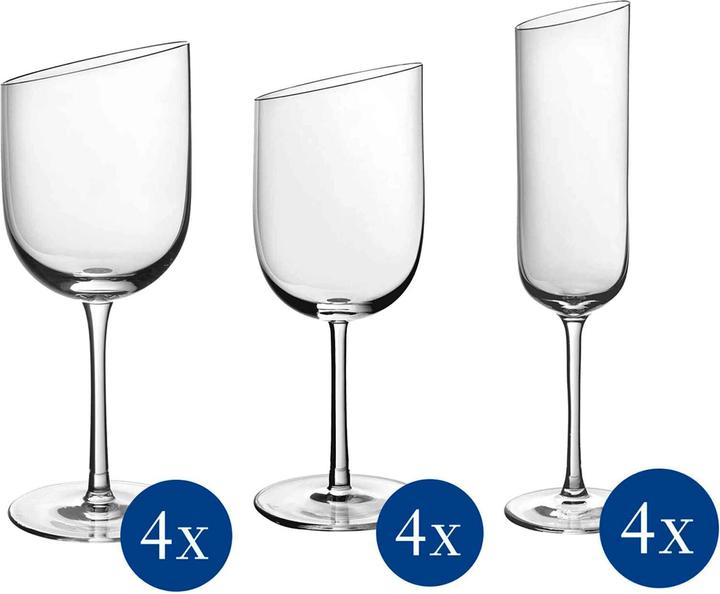 Produktbild Villeroy & Boch Wein- und Sektgläser NewMoon (12 Gläser, Weissweingläser)