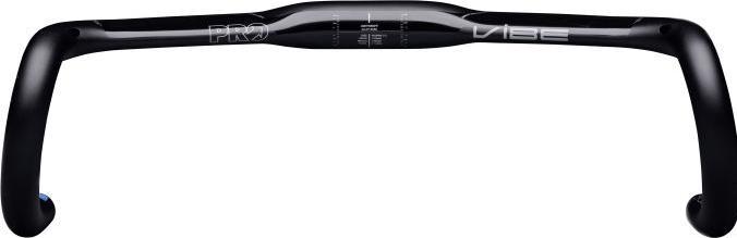 Actual product image PRO Bike Gear HANDLEBARS VIBE AERO PURSUIT 36CM ALUMINIUM 6066, DI2, 31.8MM, BLACK (31.80 mm)