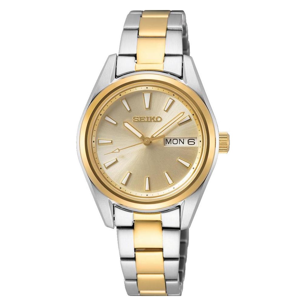 Seiko, Horloge, Kwarts, Goud, (Analoog Horloge, 30 mm)