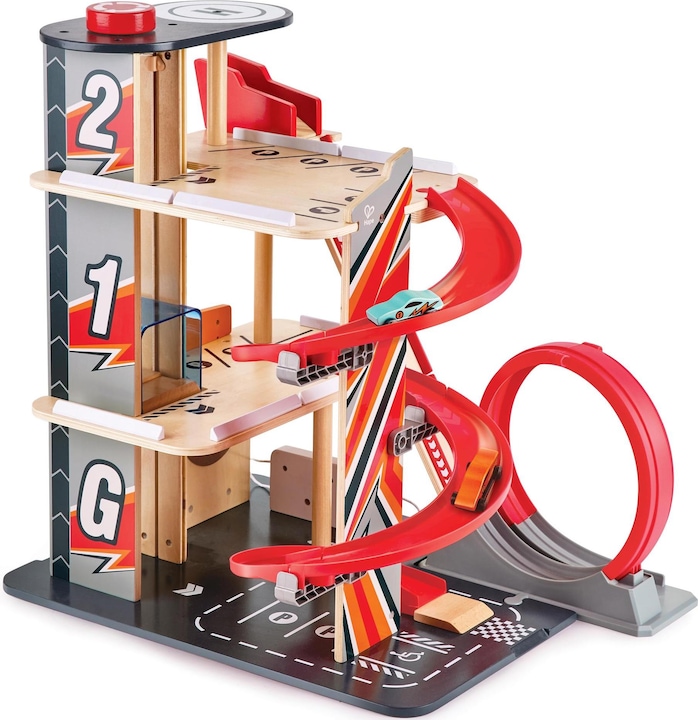 Hape Pista di acrobazie con stazione di ricarica