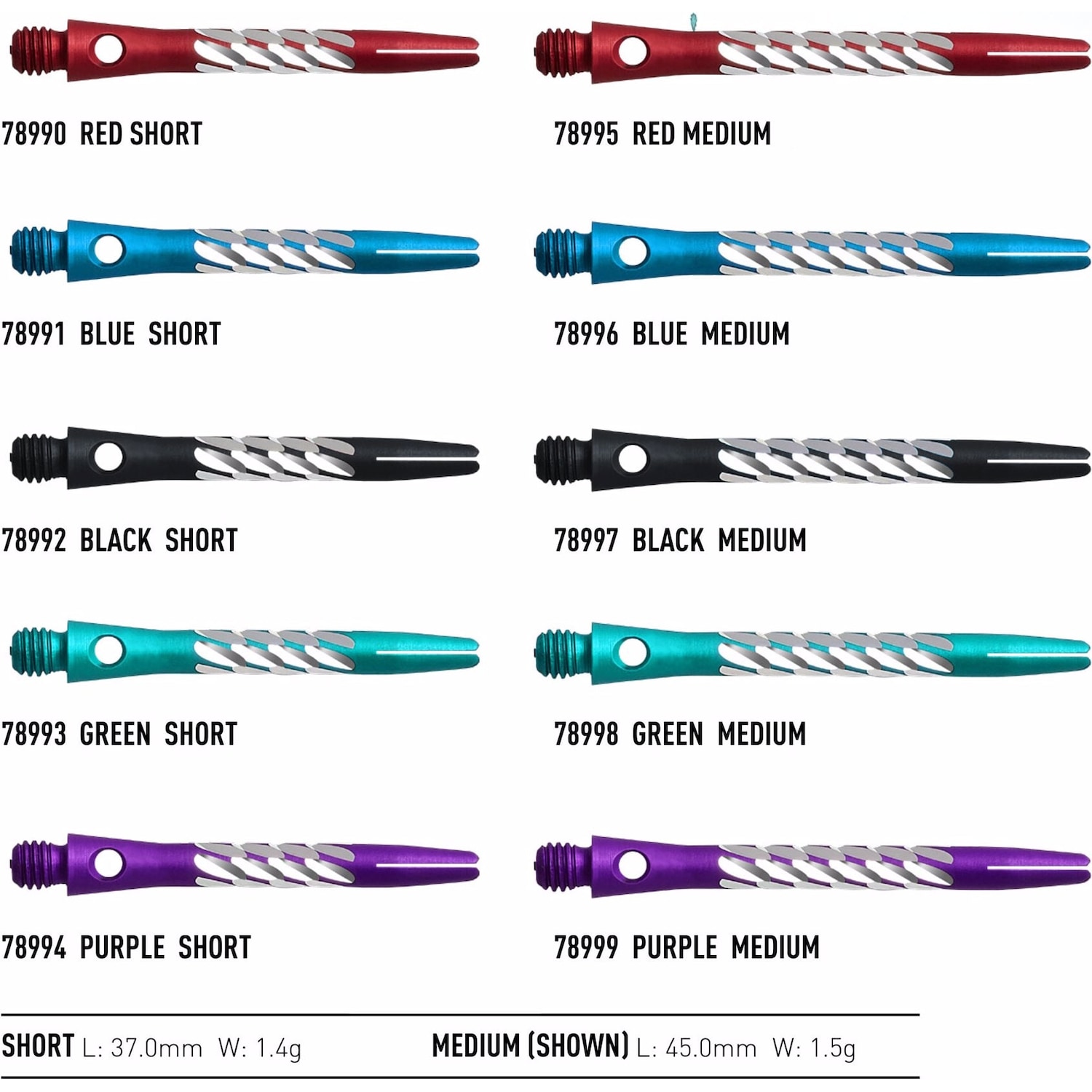 Unicorn Premier Aluminium Shaft (S (35 mm))