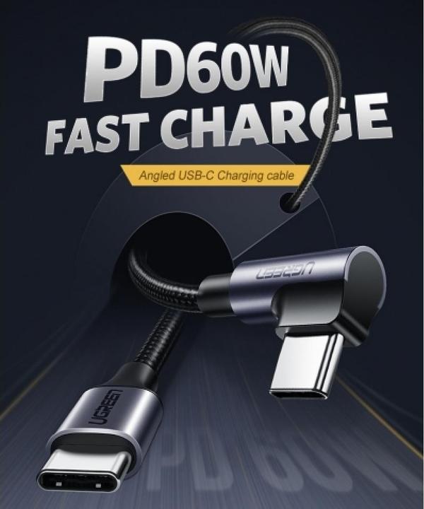 Image du produit Ugreen USB C – USB C (2 m, USB 2.0)
