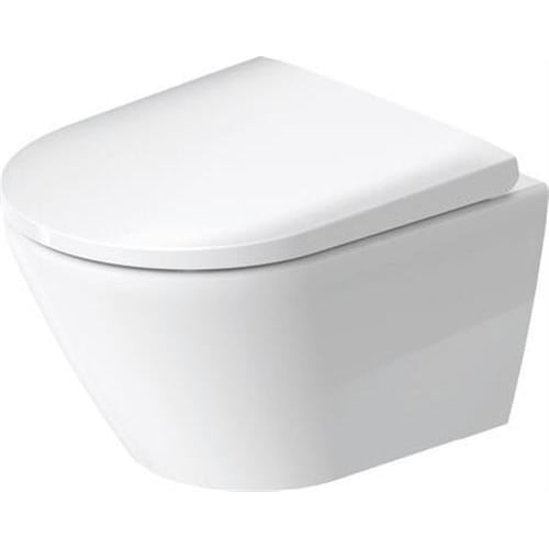 Duravit, Toilette + Bidet, Wand-Tiefspül-WC-Set D-NEO rimless weiss