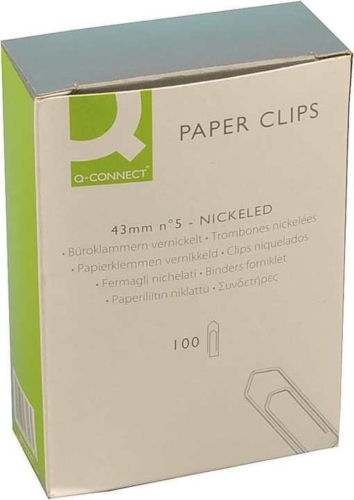 Actual product image Q-Connect Büroklammern (100 x)