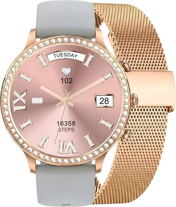 Actual product image Gravity Smartwatch Różowe Złoto Pasek i Bransoleta GT5-8 (44 mm)