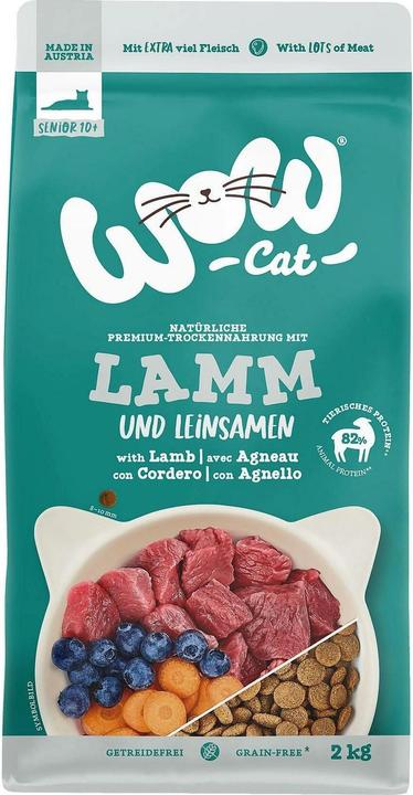 Produktbild WOW Cat Senior mit Lamm, 2kg (Senior, 1 Stk., 2000 g)