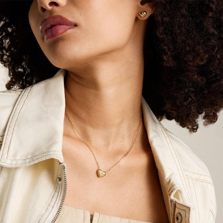 Image du produit Fossil Kette SADIE (Acier inoxydable avec finition en or IP, 41 cm)