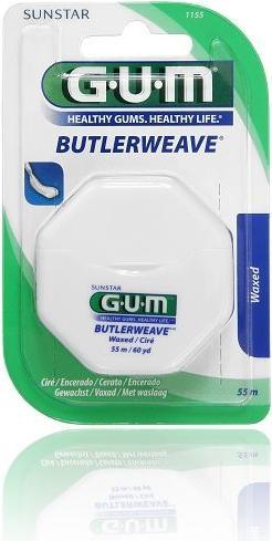 GUM SUNSTAR Zahnseide 55m fein waxed (55 m)