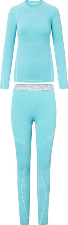Actual product image Vikingsports Viking Europe Gaja Bamboo Underwear Set Ladies Turquoise Size L 2021 (L)