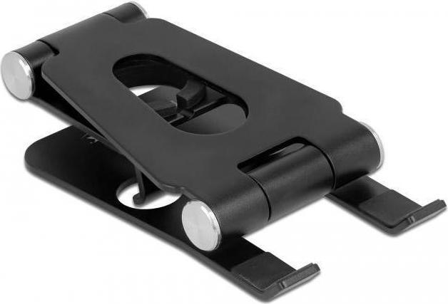 Produktbild Delock Smartphone und Smartwatch Standhalterung verstellbar schwarz