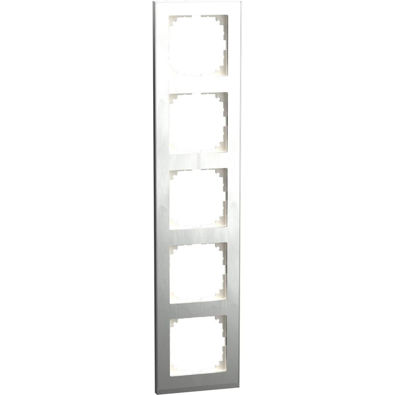 Merten, Zubehör Schalterprogramm, M-Pure Decor-Rahmen, 5fach, MEG4050-3646