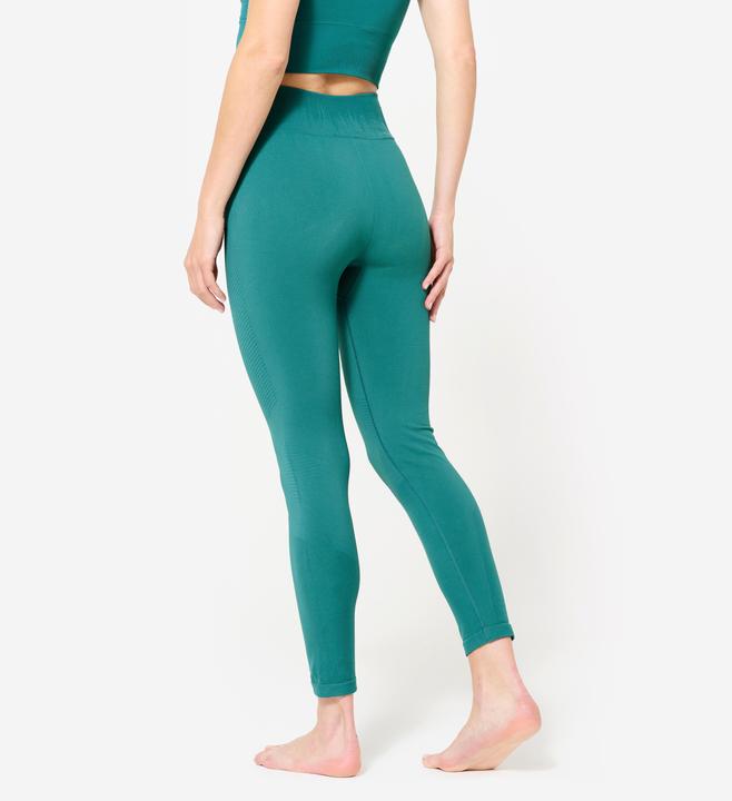 Immagine prodotto Kimjaly Lange Leggings Yoga Zweite-Haut-Effekt hoher Bund - blaugrün (XXL)