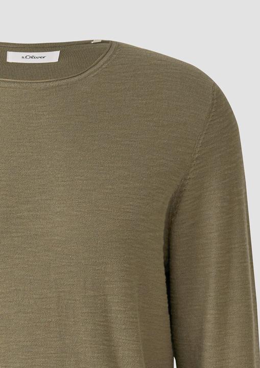 Image du produit s.Oliver Strickpullover Strickpullover mit Flammgarnstruktur (S)