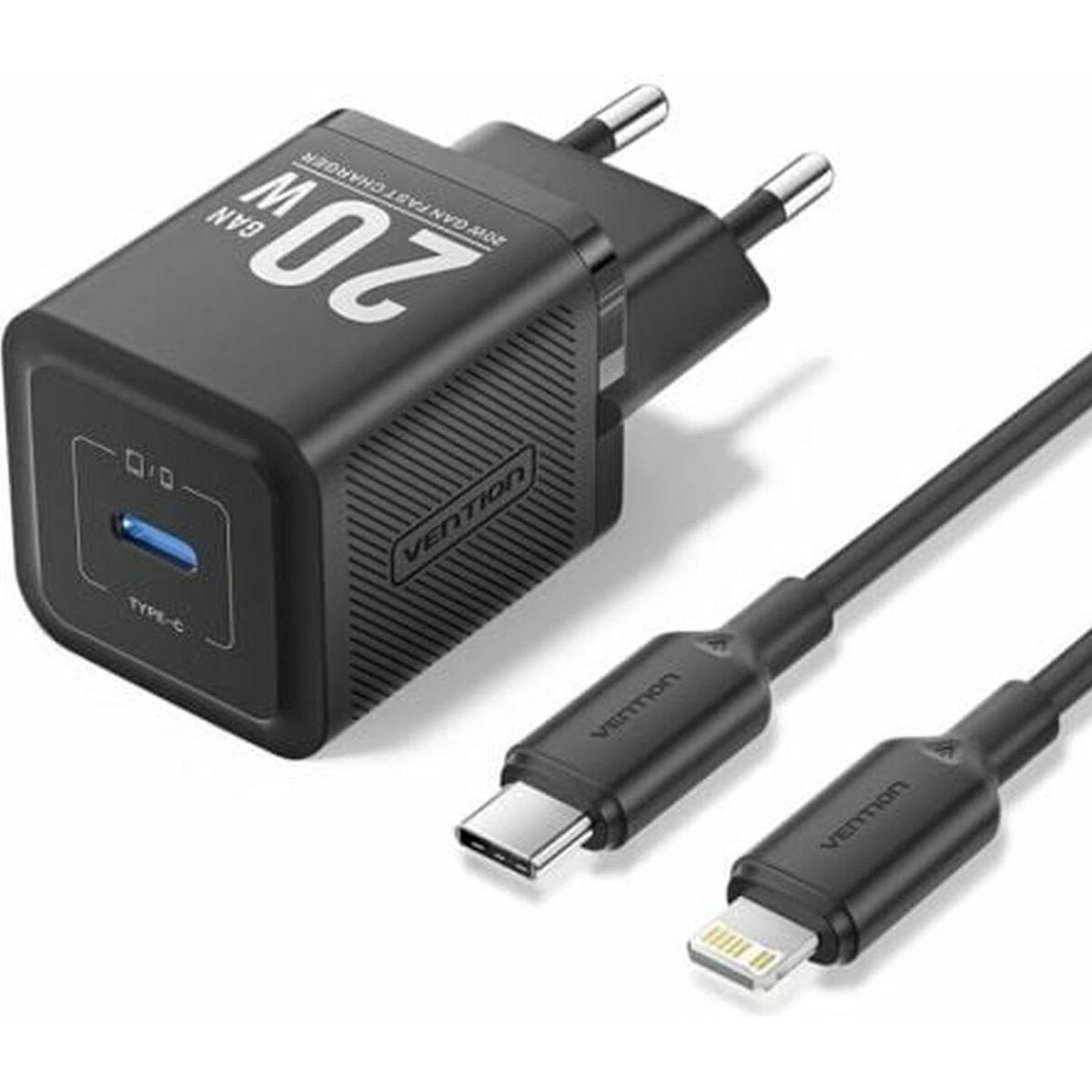 Vention Caricabatterie da auto UE-02 (20 W), Caricatore USB