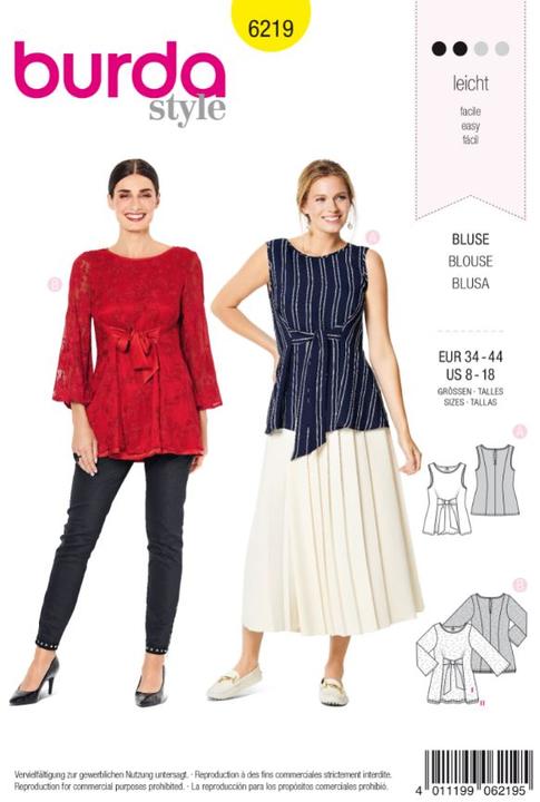 Produktbild Schnittmuster Bluse ärmellos