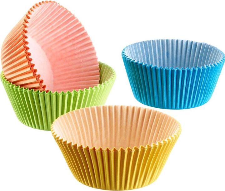 Produktbild Westmark 80 Muffin Papier-Backförmchen, farbig, 4-farbig sortiert (7.50 cm)