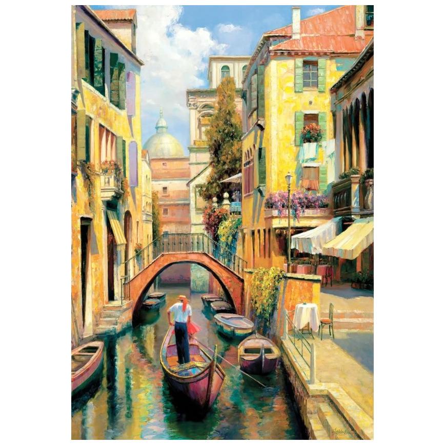 Thumbnail - Anatolian 3543 puzzle 500 pcs. A Sunday in Venice by Haixia Liu (500 Teile)