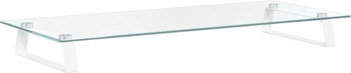 Produktbild VidaXL Monitorständer Weiss 80x35x8 cm Hartglas und