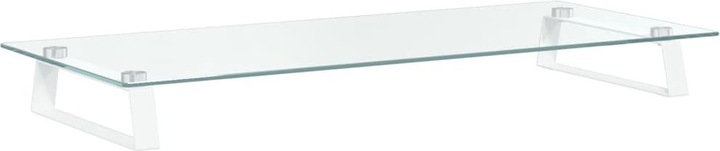 Immagine prodotto VidaXL Supporto per monitor bianco 80x35x8 cm in vetro temperato e