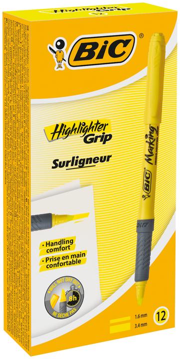 Image du produit Bic Grip surligneur (1x)