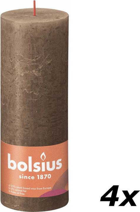 Actual product image Bolsius Set of 4 Pillar Candle (4 pcs.)