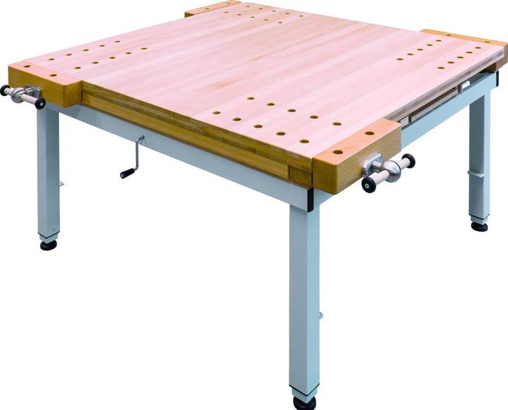 Produktbild Werkstarck Hobelbank Quartett mit Metall-Untergestell (144 cm, 144 cm)