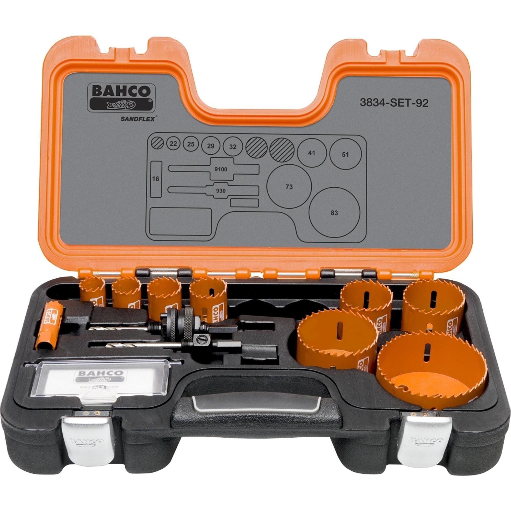Bahco 3834-92 Gatzagenset (83 mm) (3834-SET-92)