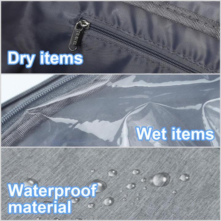 Produktbild Intirilife Wasserfeste Reisetasche in GRAU