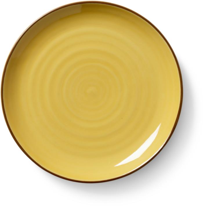 Produktbild Kähler Colore Teller flach saffron yellow (1x, 19 cm)