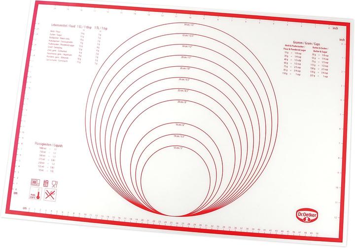 Produktbild Dr. Oetker Backmatte, 60 x 40 cm (60 x 40 cm)