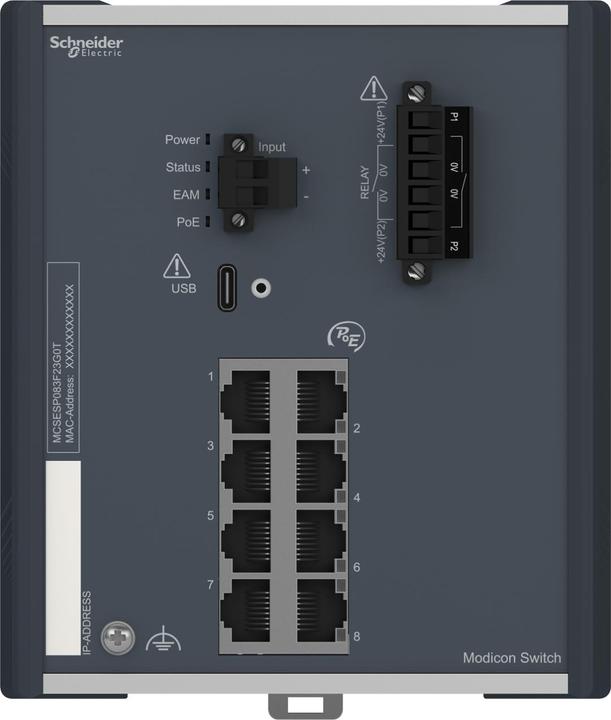 Schneider Electric MCSESP083F23G0T (8 Ports)