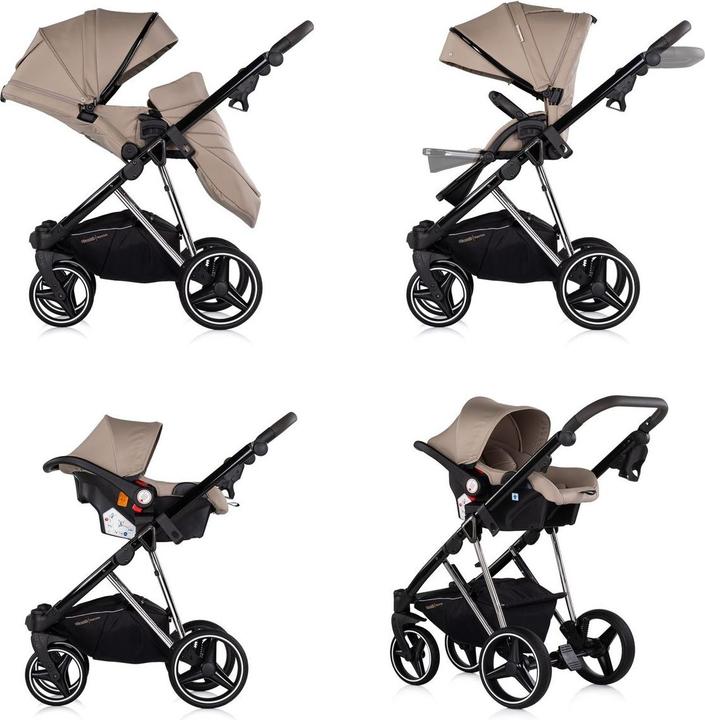 Produktbild Chipolino Kombikinderwagen 3in1 Imperium (0 Monate - 4 Jahre)