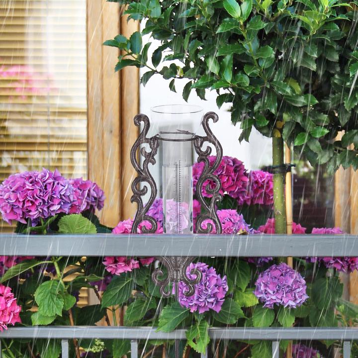 Actual product image Relaxdays Rain Gauge Vintage