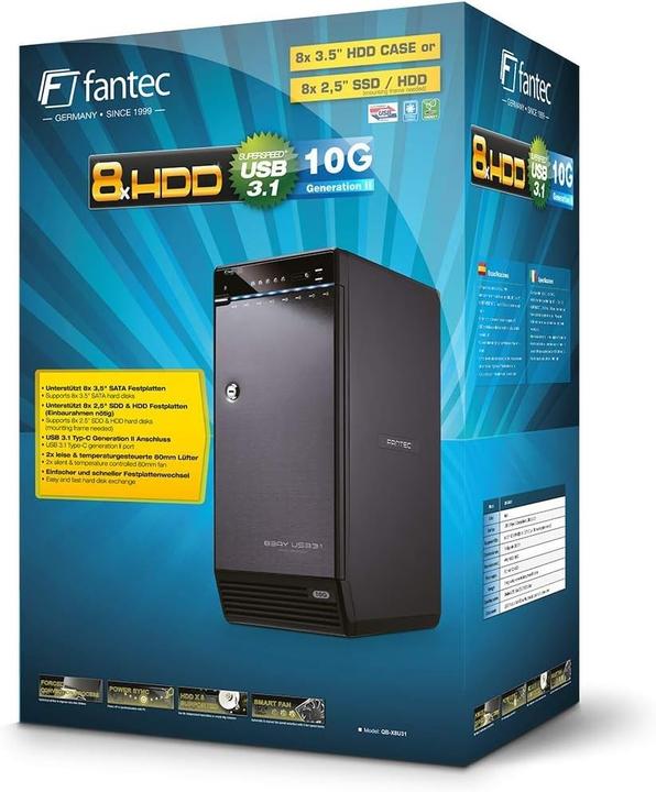 Image du produit Fantec QB-X8U31 (3.5")
