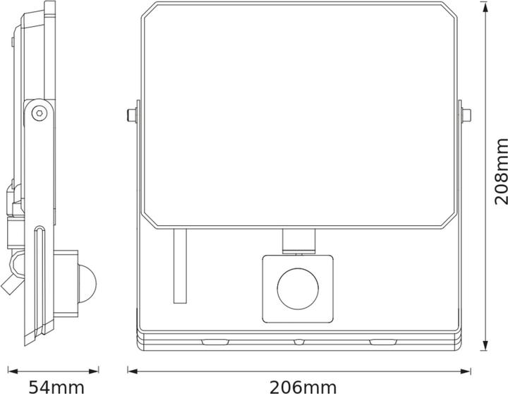 Produktbild Osram FLOODLIGHT VITAL SENSOR LED-Flutlichtstrahler schwarz 50 W (4500 lm)