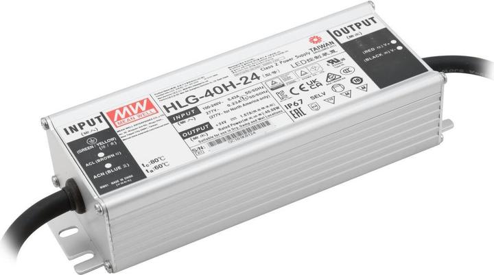 Produktbild MeanWell LED-Netzteil 40W / 24V IP67