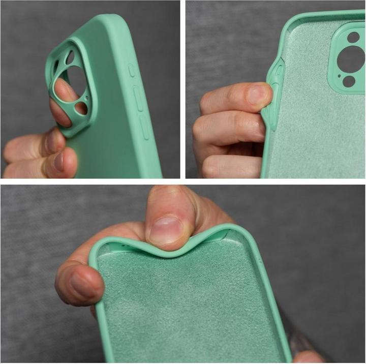 Actual product image OEM Back panel cover Case SILICONE 2mm for IPHONE 17 Pro mint (Apple iPhone 17 Pro)